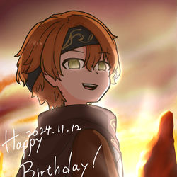This is a pixiv picture whose title is 東雲彰人生誕2024.