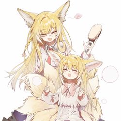 This is a pixiv picture whose title is 杀手麻麻不太冷.