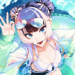 This is a pixiv picture whose title is サマーらでん.