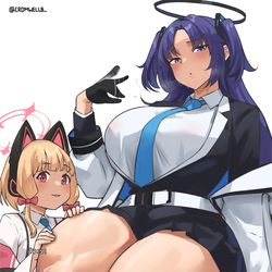 This is a pixiv picture whose title is Yuuka.