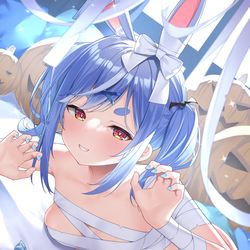 This is a pixiv picture whose title is ハロウィンぺこらちゃん.