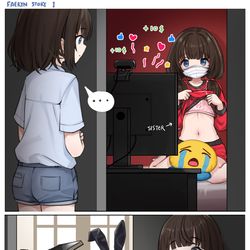 This is a pixiv picture whose title is A faint light in the gloom.