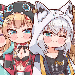 This is a pixiv picture whose title is Hoodies.