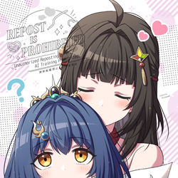This is a pixiv picture whose title is 雲璃吸い.