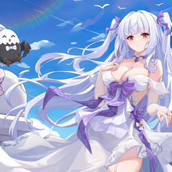 This is a pixiv picture whose title is 饺子花嫁.