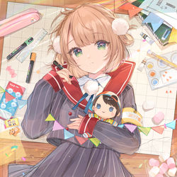This is a pixiv picture whose title is 📒🎨.