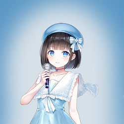 This is a pixiv picture whose title is ウタヒメドリーム  真白 清美.