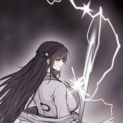 This is a pixiv picture whose title is cos奶香一刀的裴仙子.