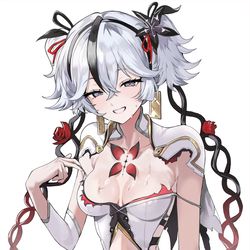 This is a pixiv picture whose title is ツバキ.