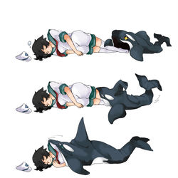 This is a pixiv picture whose title is 村紗シャチ化.