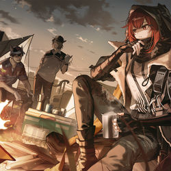 This is a pixiv picture whose title is アークナイツ.