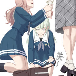 This is a pixiv picture whose title is 怕素世膝盖受伤的睦.