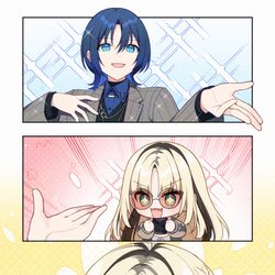 This is a pixiv picture whose title is あおとにこ.
