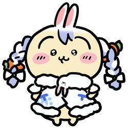 This is a pixiv picture whose title is 兎田ぺこら.