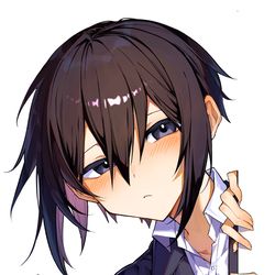 This is a pixiv picture whose title is 覗キノ.