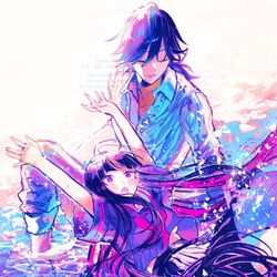 This is a pixiv picture whose title is 坂本さんとお竜さん.