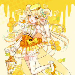 This is a pixiv picture whose title is Honey lemon bear🍯🍋🐻‍❄️.