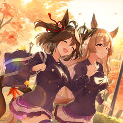 This is a pixiv picture whose title is 秋キタサト.