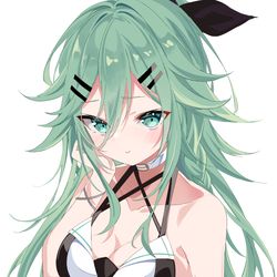 This is a pixiv picture whose title is 水着山風.