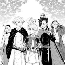 This is a pixiv picture whose title is 11BDでファンタジーパロ＋イザ武.
