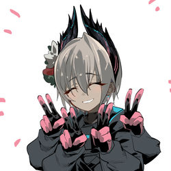 This is a pixiv picture whose title is ✌️✌️✌️✌️.