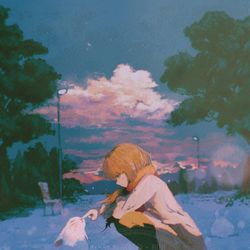 This is a pixiv picture whose title is 無垢.