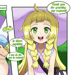 This is a pixiv picture whose title is pokémon - Lillie.