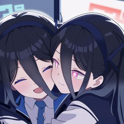 This is a pixiv picture whose title is アリケイ…てぇてぇ….