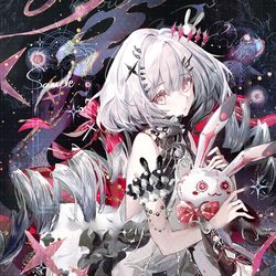 This is a pixiv picture whose title is 🐇兎の影.
