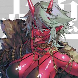 This is a pixiv picture whose title is 角娘.