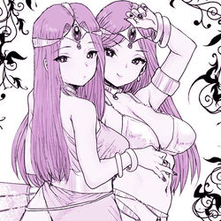This is a pixiv picture whose title is モンバーバラの姉妹.