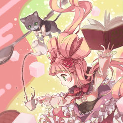 This is a pixiv picture whose title is のんびりイラスト「一杯」.