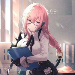 This is a pixiv picture whose title is 🥯←👀.