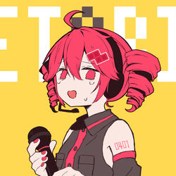 This is a pixiv picture whose title is テトリス / 重音テト【UTAUカバー】.