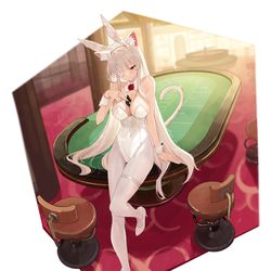 This is a pixiv picture whose title is シルヴェッティ・バニー.