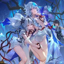 This is a pixiv picture whose title is -往昔-.