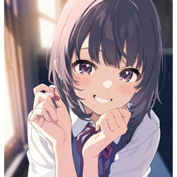 This is a pixiv picture whose title is 『分け合う音、つながる心』.