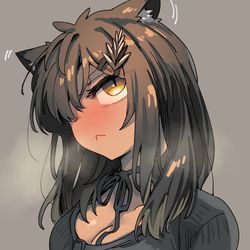 This is a pixiv picture whose title is 甘えん坊.