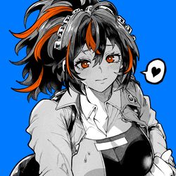 This is a pixiv picture whose title is 朱鳶！.