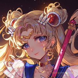 This is a pixiv picture whose title is セーラームーン.