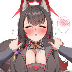 This is a pixiv picture whose title is 뽀뽀 마려운 와카모.