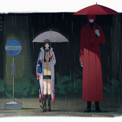 This is a pixiv picture whose title is 化伞log.