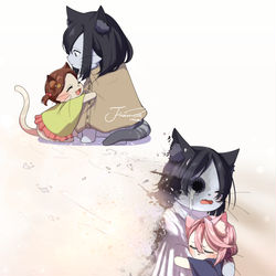 This is a pixiv picture whose title is To a kinder world.