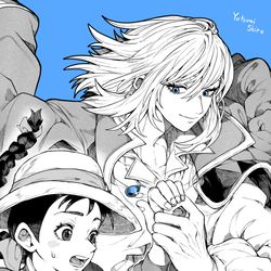 This is a pixiv picture whose title is ハウルとソフィー！.