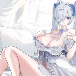 This is a pixiv picture whose title is シンデレラ💙.