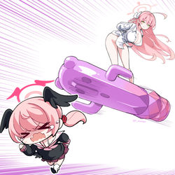 This is a pixiv picture whose title is The Escape from Haniwa.