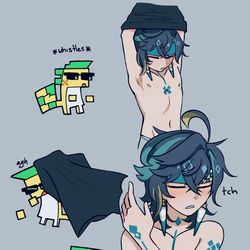 This is a pixiv picture whose title is Ajaw and Kinich.