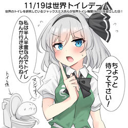 This is a pixiv picture whose title is 11/19は世界トイレデー！.