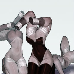 This is a pixiv picture whose title is バニーマネキン.