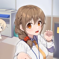 This is a pixiv picture whose title is 今日も頑張りましょう！.